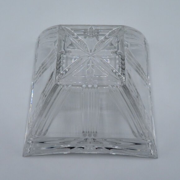 Waterford Marquis Odyssey Square Cut Crystal Glass Candy Bowl Nut Dish Dining - Picture 7 of 9